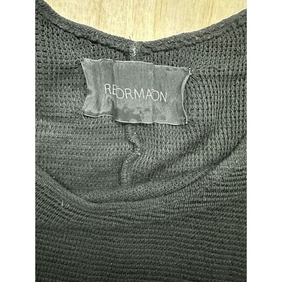 Reformation Sweater Black Long Sleeve Knit Sz M/L - Picture 2 of 9